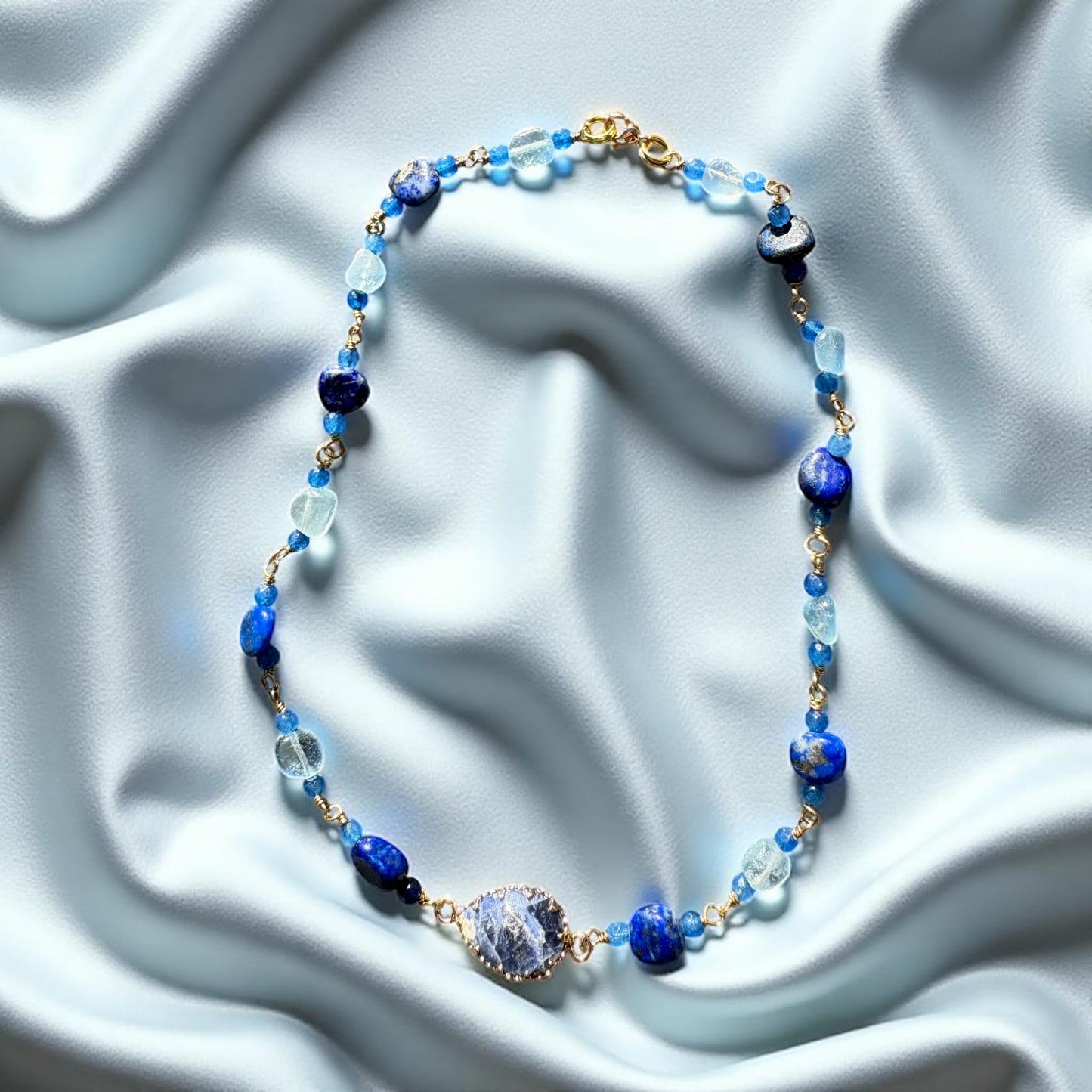 Collier d’expression authentique – Chakra de la gorge & ouverture du cœur