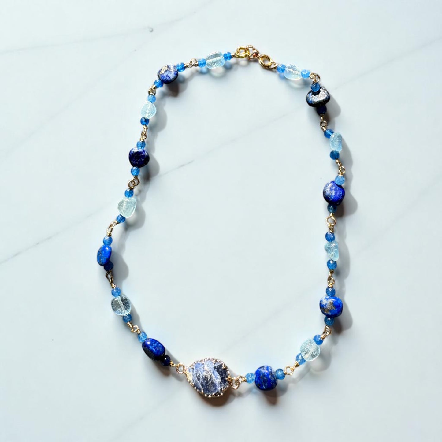 Collier d’expression authentique – Chakra de la gorge & ouverture du cœur