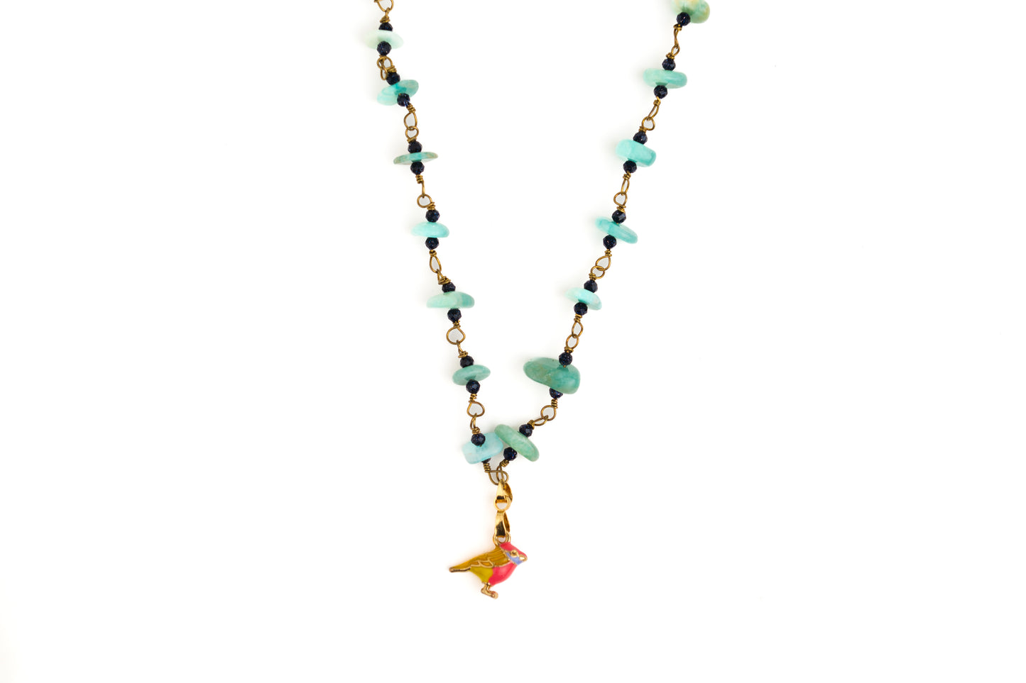 Collier oiseaux japonais